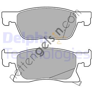 DELPHI LP3238 ON BALATA ASTRA K 15=> (15 inc) (155,2x58,9x19,8)  OPEL BİNEK FREN BALATASI
