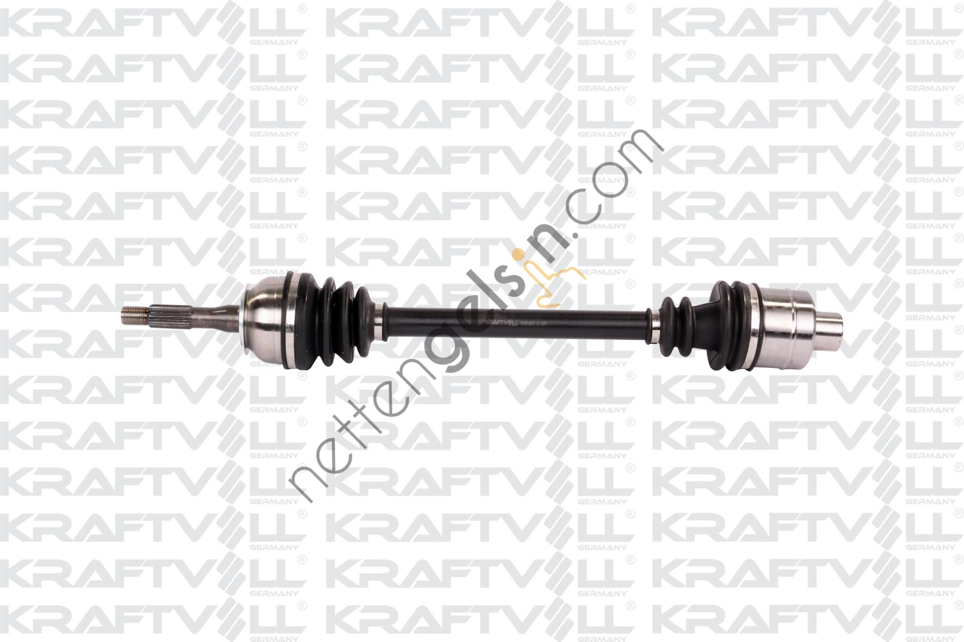 KRAFTVOLL 01010001 AKS ON SOL VE SAG TL-TS-GTS-SW 1.3&sol;1.4 R12 71->  RENAULT BİNEK AKS MİLİ