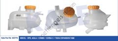 KALE 343775 RADYATOR GENLESME DEPOSU CORSA C / TIGRA B / COMBO C / AGILA  OPEL BİNEK YEDEK SU DEPOSU