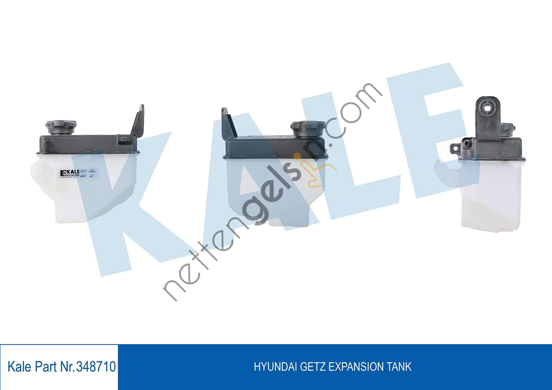 KALE 348710 RADYATOR YEDEK SU DEPOSU GETZ 2006->  HYUNDAI BİNEK YEDEK SU DEPOSU