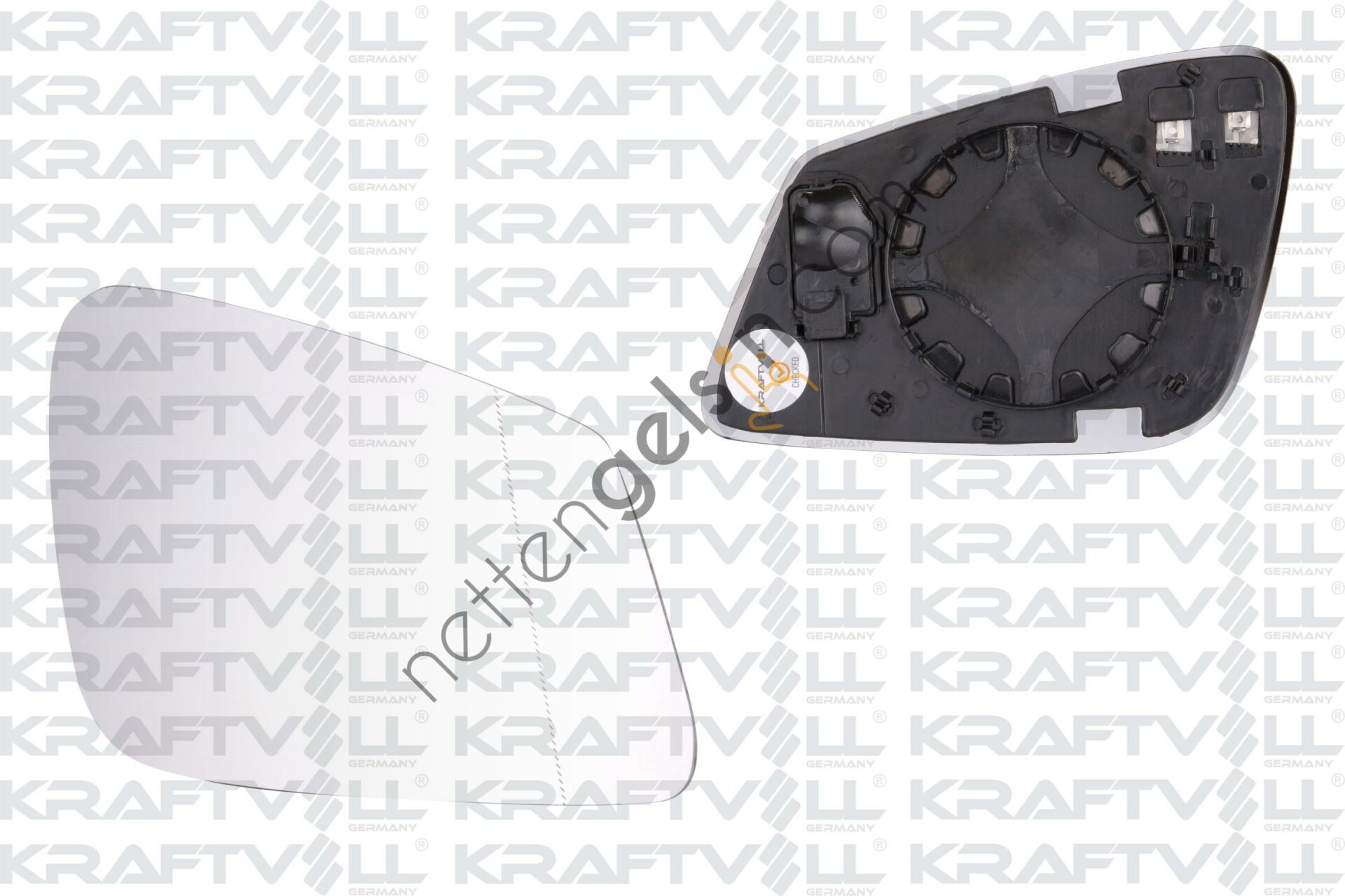 KRAFTVOLL 09080002 AYNA CAMI ISITMALI ASFERIK SAG BMW E60 E61 F12 F13 F20 F21 F48 14>  BMW BİNEK DIKIZ AYNA CAMI