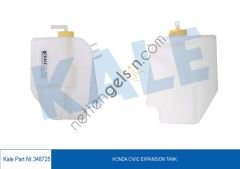 KALE 348725 RADYATOR YEDEK SU DEPOSU GENLESME TANKI HONDA CIVIC 2006-2012 (KAPAKSIZ)  HONDA BİNEK YEDEK SU DEPOSU