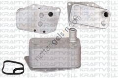 KRAFTVOLL 08090082 MOTOR YAG SOGUTUCU (DISEL) BMW M47N2 E87 E46 E90 E39 E60 E83  BMW BİNEK MOTOR YAĞ SOĞUTUCU