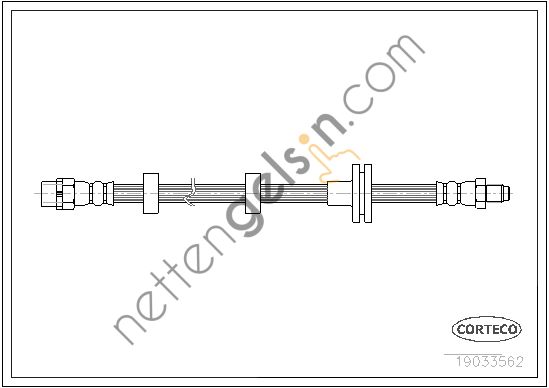 CORTECO 19033562 FREN HORTUMU ON RANGE ROVER 02-09 4.4 V8 BENZIN  MAZDA BİNEK FREN HORTUMU