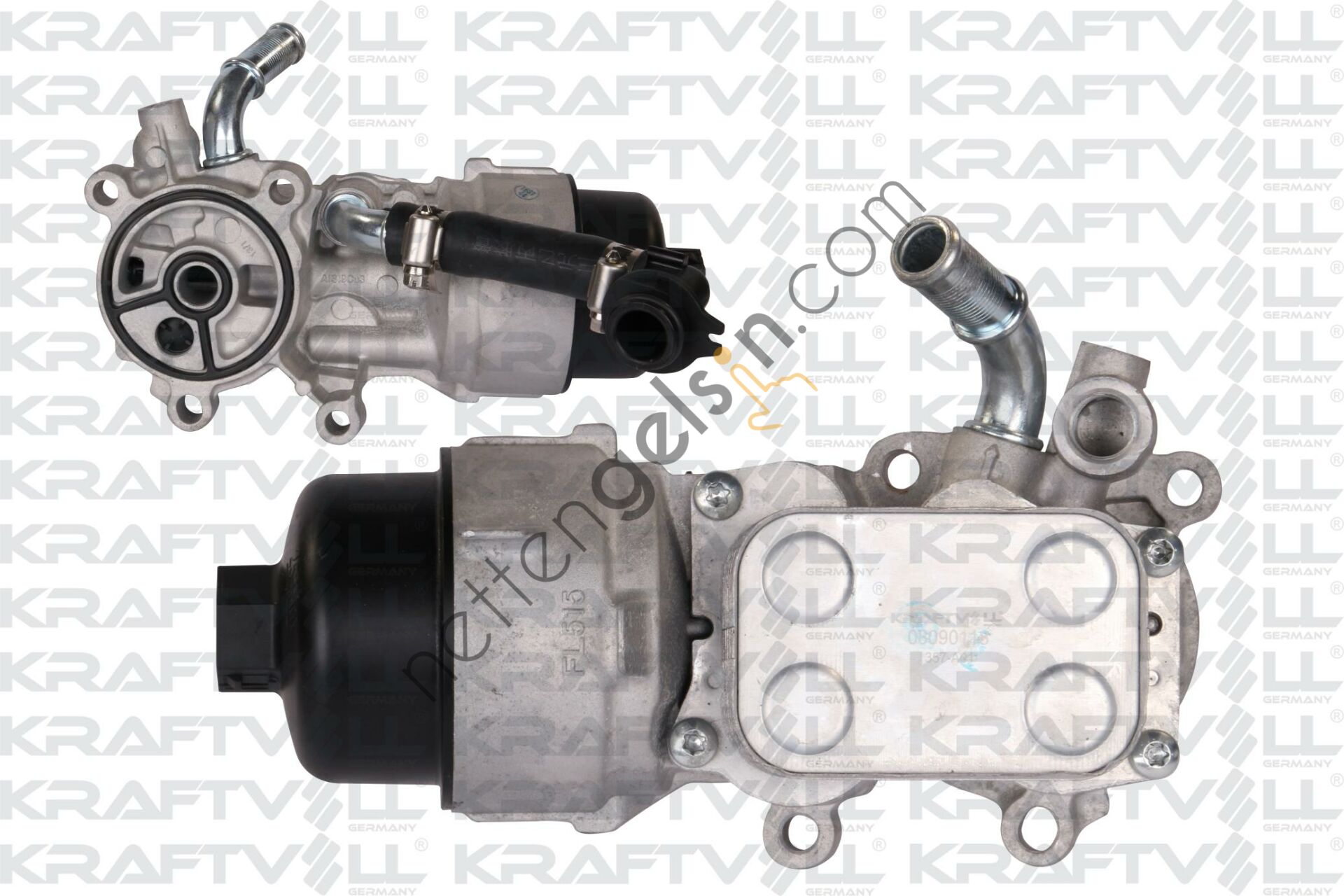 KRAFTVOLL 08090118 YAG SOGUTUCUSU KOMPLE 307 2.0 HDI &sol; C5 X7 C5 01> 2.0 HDI 2.2 HDI 3.0 V6 &sol; MONDEO IV CA2 07>14 &sol; V5  FORD BİNEK MOTOR YAĞ SOĞUTUCU