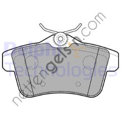 DELPHI LP2180 ARKA FREN BALATASI P308-RCZ-C4 II-DS4-P3008-P5008-P508 1,6GTI/1,6HDI/2,0HDI- 07/10->  PEUGEOT-CITROEN BİNEK FREN BALATASI