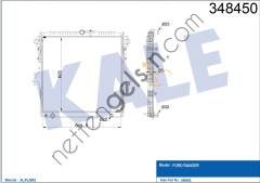 KALE 348450 MOTOR RADYATORU FORD RANGER 3.2 TDCI 11=> (MT) (KALINLIK: 26 mm)  FORD BİNEK MOTOR SU RADYATORU