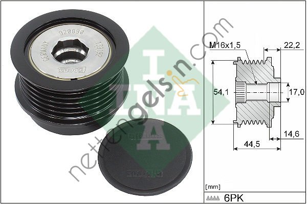 INA 535035210 ALTERNATOR KASNAGI  FORD BİNEK ALTERNATÖR KASNAĞI