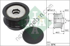 INA 535035210 ALTERNATOR KASNAGI  FORD BİNEK ALTERNATÖR KASNAĞI