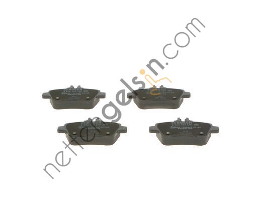 BOSCH 0986495348 FREN BALATASI ARKA X156 13> W176 12>18 W246 11>18 C117 13>19 R172 11>  MERCEDES BİNEK FREN BALATASI