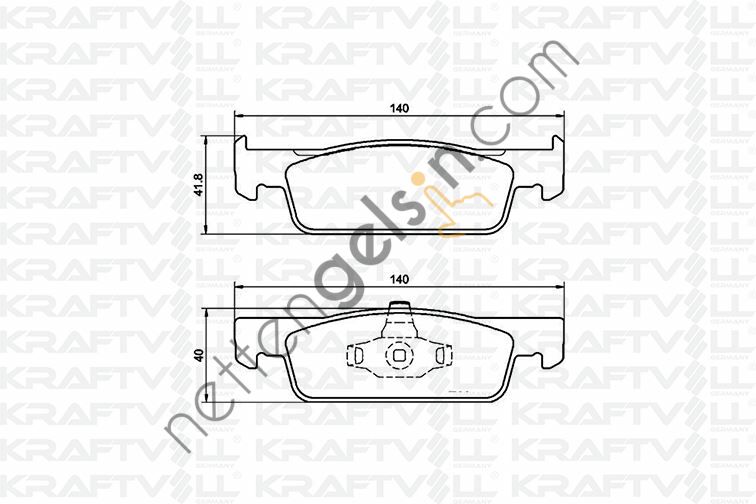 KRAFTVOLL 07010067 FREN BALATASI ON CLIO IV LOGAN II SANDERO II LOGAN MCV  RENAULT BİNEK