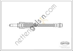 CORTECO 19035283 FREN HORTUMU ÖN SPR 906 / CRAFTER 505 mm A9064280635 MERCEDES