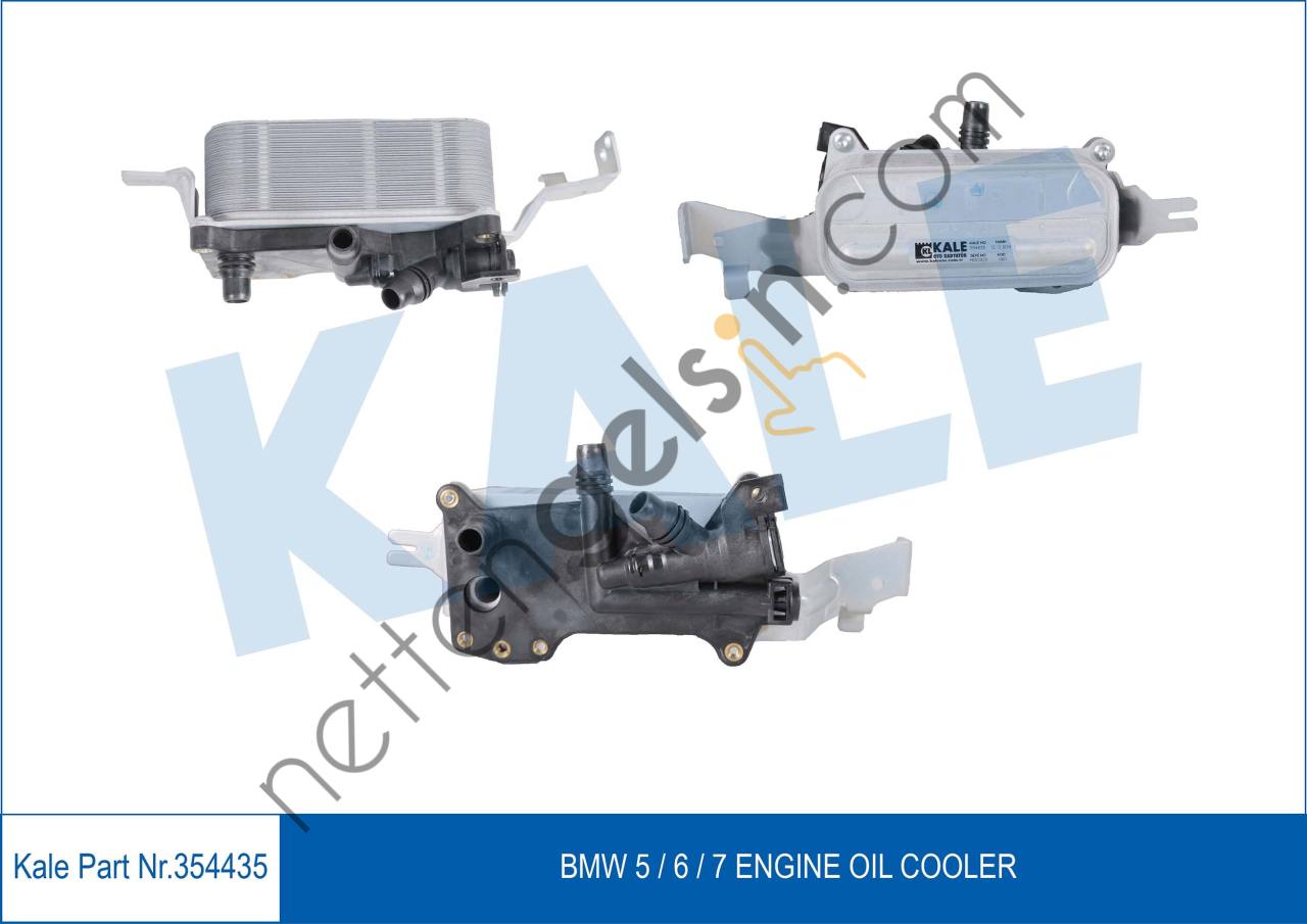 KALE 354435 SANZIMAN YAG SOGUTUCU BMW N53 N52 F10 F11 F13  BMW BİNEK MOTOR YAĞ SOĞUTUCU