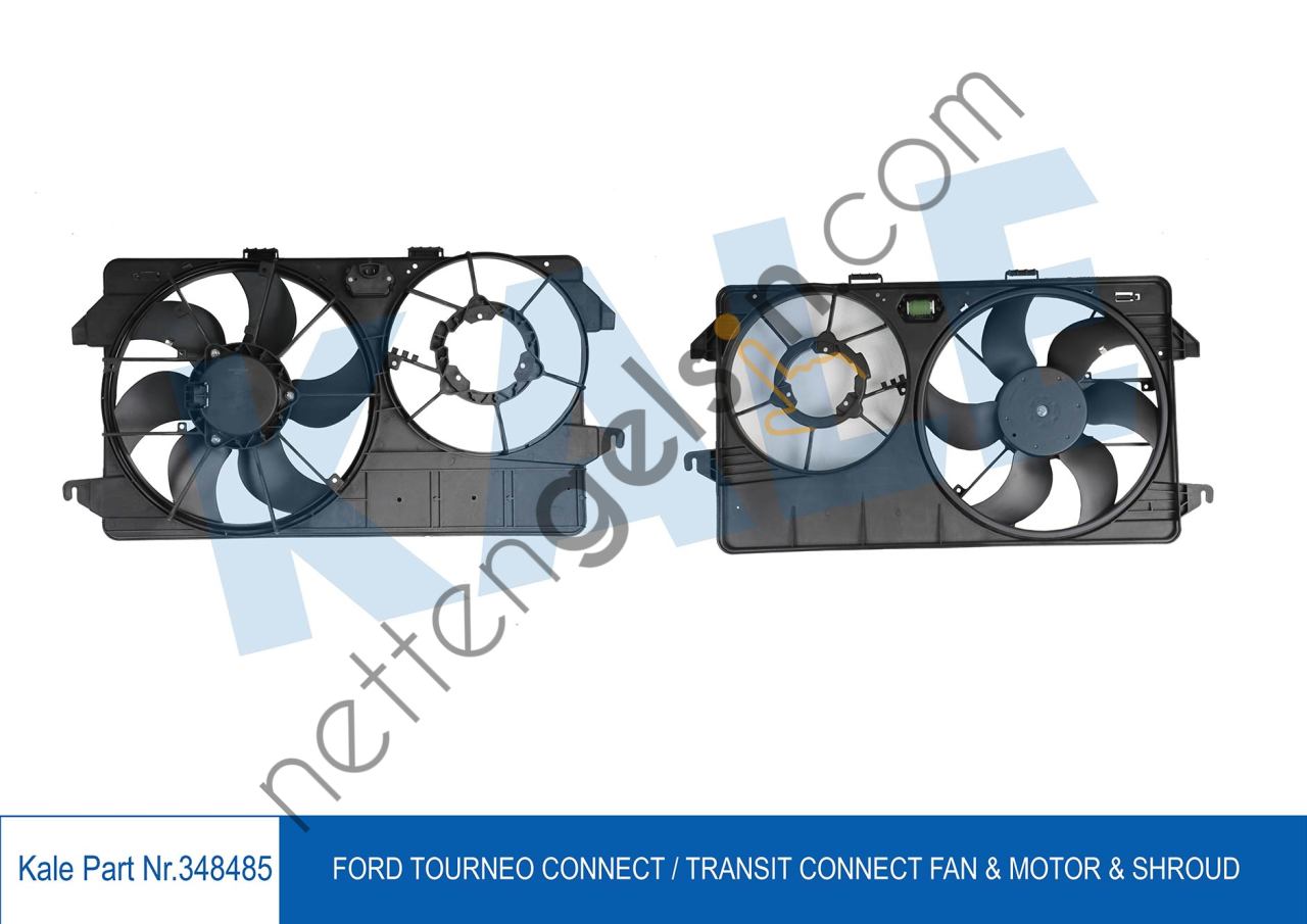 KALE 348485 FAN MOTORU CONNECT 1,8TDCI 02>07 KLIMALI  FORD BİNEK FAN MOTORU