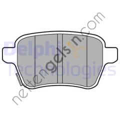 DELPHI LP3165 ARKA FREN BALATASI DISK ICIN OPEL CORSA E 15> - FIAT 500L  OPEL BİNEK FREN BALATASI
