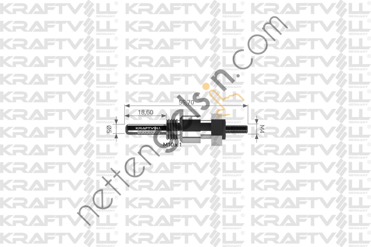 KRAFTVOLL 05030069 KIZDIRMA BUJISI FORD C-MAX I-II-GRAND FOCUS II-III GALAXY KUGA I-II MONDEO III -TRANSIT- CONNECT ME  FORD BİNEK BUJİ