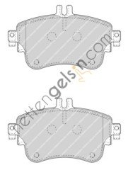 FERODO FDB4428 FREN BALATASI ON W176 12>18 W246 11>18 C117 13>19  MERCEDES BİNEK FREN BALATASI