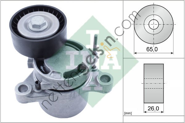 INA 534062710 V KAYIS GERGI KUTUGU BMW F20 F30 F10 X DRIVE F15 F25 F26 B47  BMW BİNEK ALTERNATÖR GERGİ RULMANI