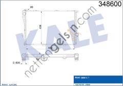 KALE 348600 MOTOR SU RADYATORU BMW M52 M54 E39 E38   BMW BİNEK MOTOR SU RADYATORU