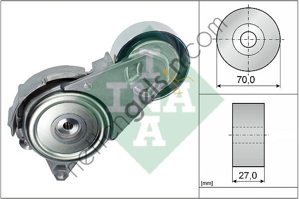 INA 534040810 ALTERNATOR V KAYIS GERGI RULMANI KOMPLE COROLLA 1.4 D4D 2007 -> AURIS 1.4 D4D 2007 -> YARIS 1.4 D4D  TOYOTA BİNEK ALTERNATÖR GERGİ RULMANI