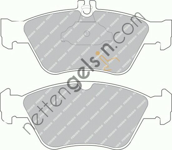 FERODO FDB1049 FREN BALATASI ON W202 95>00 S202 97>01 C208 97>00 W210 95>00 S210 99>03 C140 92>99 R170 00>04  MERCEDES BİNEK FREN BALATASI