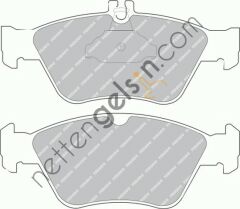 FERODO FDB1049 FREN BALATASI ON W202 95>00 S202 97>01 C208 97>00 W210 95>00 S210 99>03 C140 92>99 R170 00>04  MERCEDES BİNEK FREN BALATASI