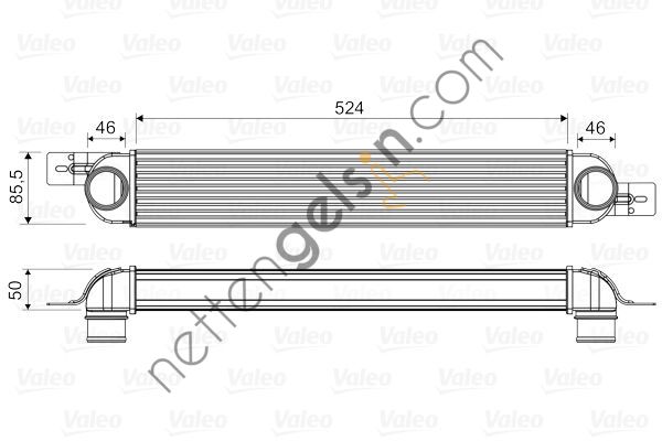 VALEO 818661 TURBO RADYATORU MERIVA A 03>10 Z13DT  OPEL BİNEK TURBO RADYATÖRÜ