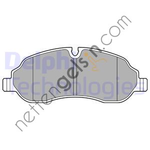 DELPHI LP3136 ON FREN BALATASI TRANSIT V363 14 /> ARKA CEKER CIFT TEKER  FORD BİNEK FREN BALATASI