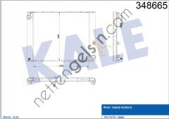 KALE 348665 MOTOR SU RADYATORU RANGE ROVER 3.0 DIZEL  LAND ROVER BİNEK MOTOR SU RADYATORU