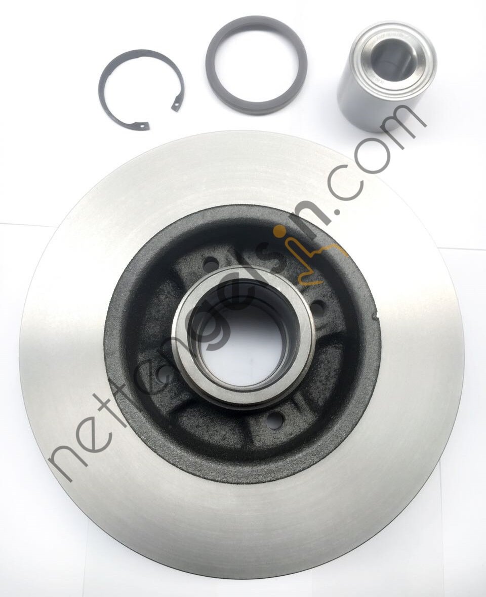 KRAFTVOLL 07049374 RULMANLI ARKA FREN AYNASI MODUS 1,2,1,4,1,5,1,6 12 / 04>MEGANE II 1,4 1,5DCI 1,6 2,0 09 / 03>  RENAULT BİNEK FREN DİSKİ