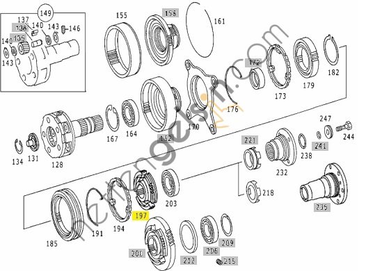 EURORICAMB 60531868 SENKROMENÇ KİLİDİ AĞIR SERİ G 131 > A9472620334 MERCEDES