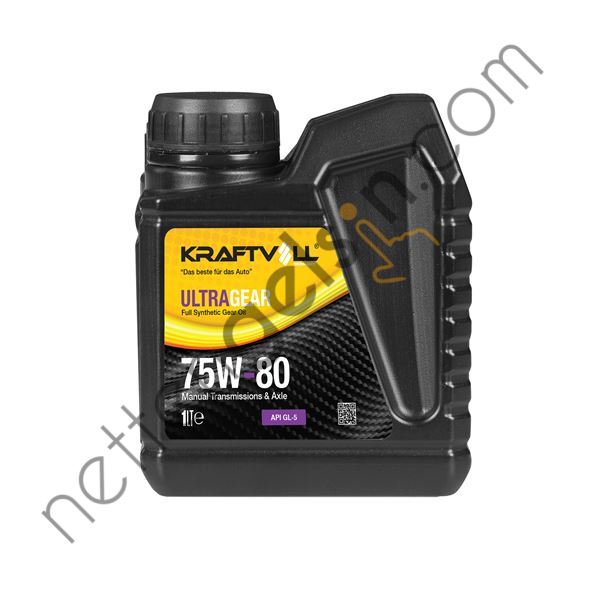 KRAFTVOLL 17021002 SANZIMAN VE DISLI YAGI ULTRAGEAR 75W80 SENTETIK GL-5 1LT.  YAĞ & ANTİFİRİZ BİNEK ! SANZIMAN YAGI