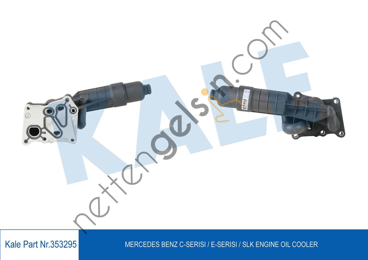 KALE 353295 YAG SOGUTUCU KOMPLE W204 07>14 S204 07>14 C204 11> W212 09>15 S212 09>16 C207 09>16   MERCEDES BİNEK YAĞ FİLTRE KÜTÜĞÜ