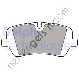 DELPHI LP2508 FREN BALATASI ARKA LAND ROVER RANGE ROVER SPORT  LAND ROVER BİNEK FREN BALATASI