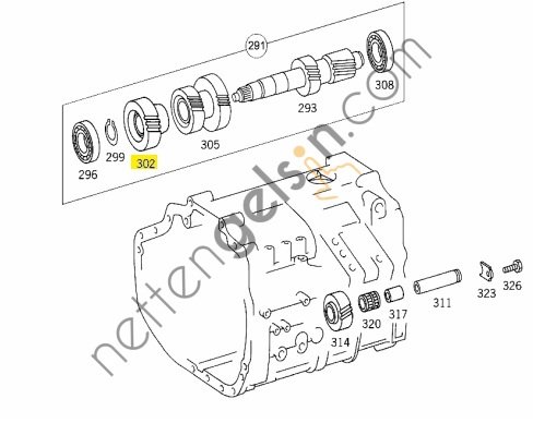 EURORICAMB 60531050 PİRİZDİREK KARŞILIĞI G 210/240 ACTROS >31 DİŞ A9452630810 MERCEDES