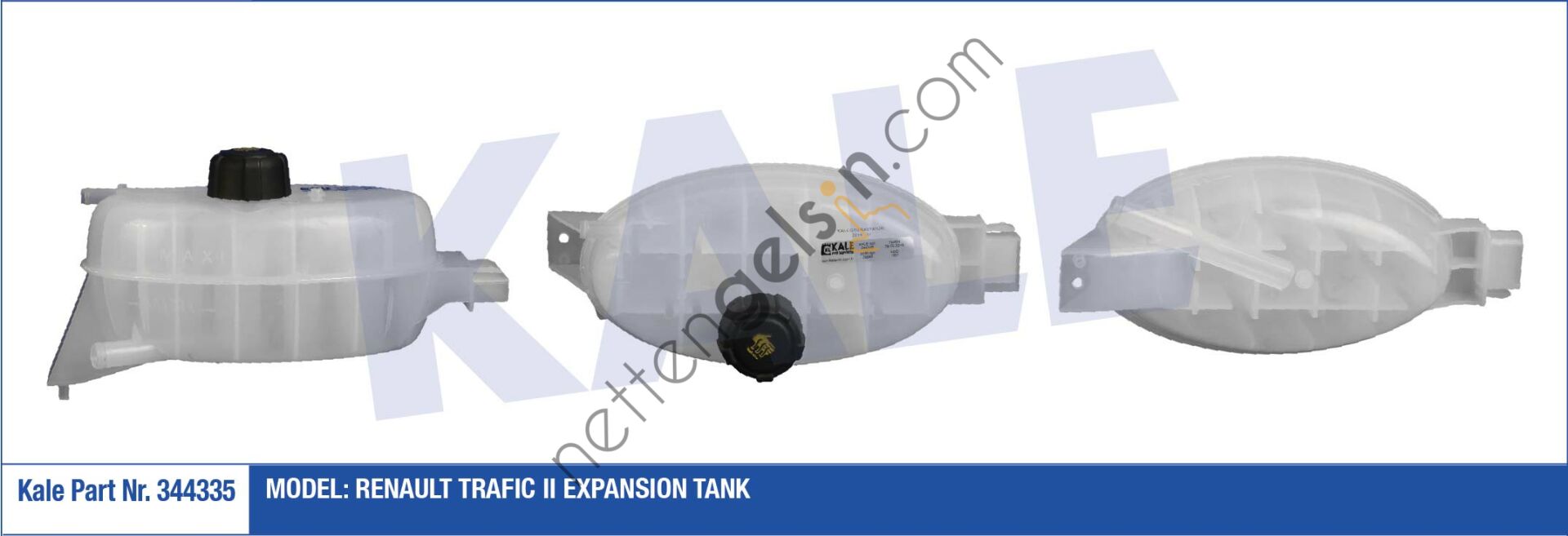 KALE 344335 GENLESME KAVONOZU KAPAKLI TRAFIC II VIVARO  RENAULT BİNEK YEDEK SU DEPOSU