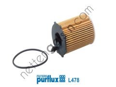 PURFLUX L478 YAG FILTRESI PANDA PUNTO FIAT 500 ALFA MITO 0,9 / 1,2  FIAT BİNEK YAĞ FİLTRESİ