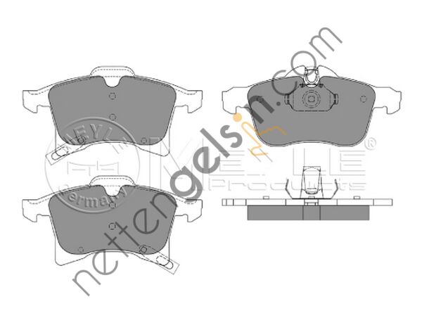 MEYLE 025 283 3219/W FREN BALATASI OPEL ASTRA H/COMBO C/ZAFIRA B ÖN 1605998 OPEL