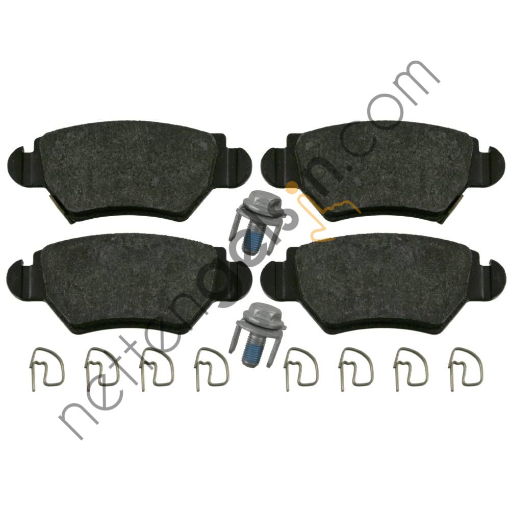 SWAG 40916445 ARKA FREN BALATASI (DISKLI FRENLER) ASTRA G ZAFYRA A  OPEL BİNEK FREN BALATASI