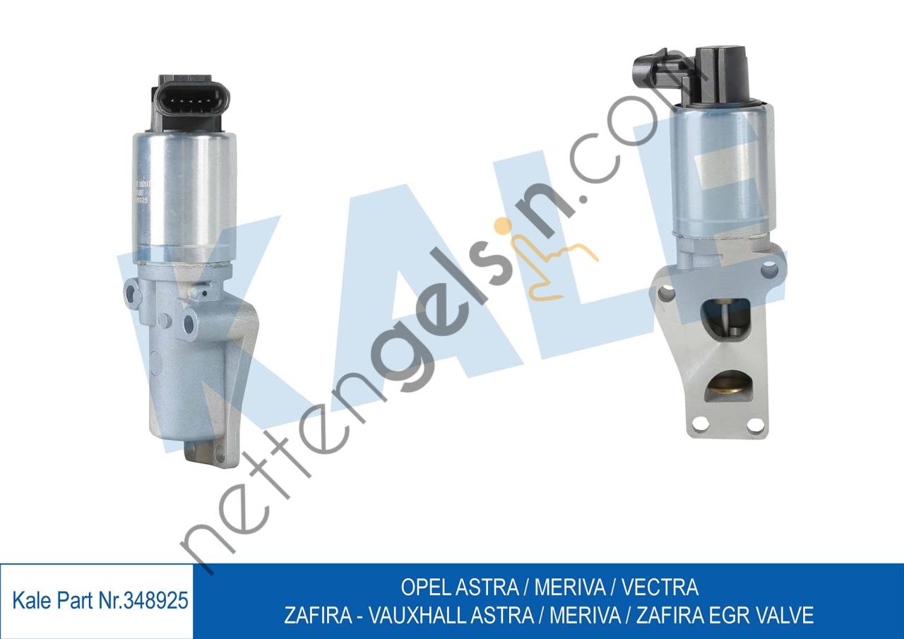 KALE 348925 EGR VALFI ASTRA G ASTRA H VECTRA C MERIVA A ZAFIRA B Z16XEP  OPEL BİNEK EGR VALFİ