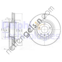 DELPHI BG3939 ON FREN AYNASI (HAVALI) AUDI A6 A8 2,0 / 2,4 / 2,7 / 2,8 / 3,0 / 3,2 / 4,2 / 6,0 TDI / FSI / TFSI 02>  VW-AUDI-SEAT-SKODA BİNEK FREN DİSKİ