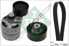 INA 529036410 ALTERNATOR GERGI RULMANI SETI KOMPLE TRANSIT V347 2.4TDCI 100PS &sol; 120PS &sol; 140PS 06>14 V347 3.2TDCI 200PS 07>14  FORD BİNEK ALTERNATÖR GERGİ RULMANI