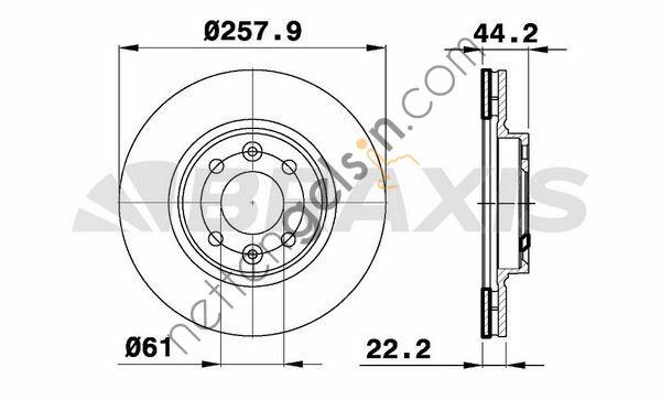 BRAXIS AE0351 ON FREN DISK AYNASI CLIO IV SYMBOL II LOGAN II MCV II SANDERO II 0.9 / 1.2 / 1.5DCI / 1.6 12> (4 BIJON 25  DACIA BİNEK FREN DİSKİ