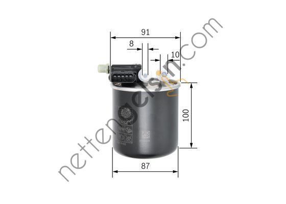 BOSCH F026402844 YAKIT FILTRESI X117 15>18 W176 12>18×156 14> W246 13>18  MERCEDES BİNEK YAKIT FİLTRESİ