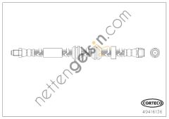 CORTECO 49416136 FREN HORTUMU ÖN 205/213 4 MATIC A2054200048 MERCEDES