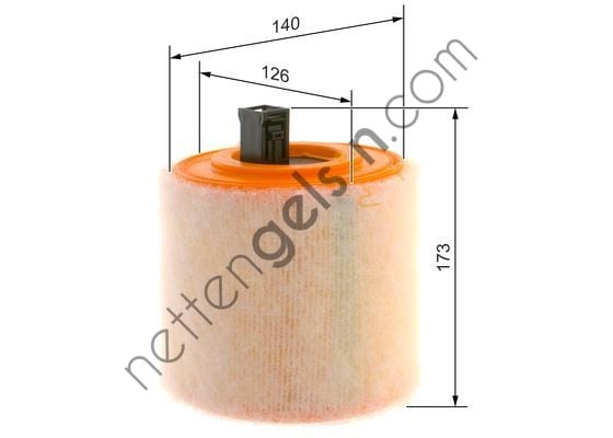 BOSCH F026400436 HAVA FİLTRESİ OPEL ASTRA K 1.6 D (SÜNGERLİ) 39030321 OPEL