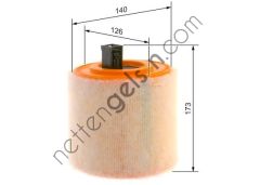 BOSCH F026400436 HAVA FİLTRESİ OPEL ASTRA K 1.6 D (SÜNGERLİ) 39030321 OPEL