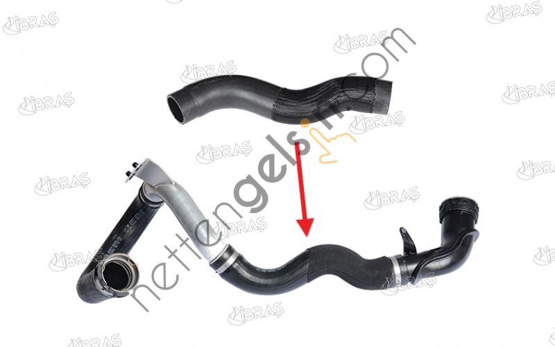 IBRAS 21725 TURBO HORTUMU PLASTIK VE METAL PARCA HARIC MOKKA 1,6 CDTI 4×4  OPEL BİNEK TURBO HORTUMU