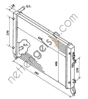 VALEO 735179 MOTOR RADYATORU GOLF V VI OCTAVIA A3 RAPID SUPERB 1,2 / 1,4TSI 07>  VW-AUDI-SEAT-SKODA BİNEK MOTOR SU RADYATORU