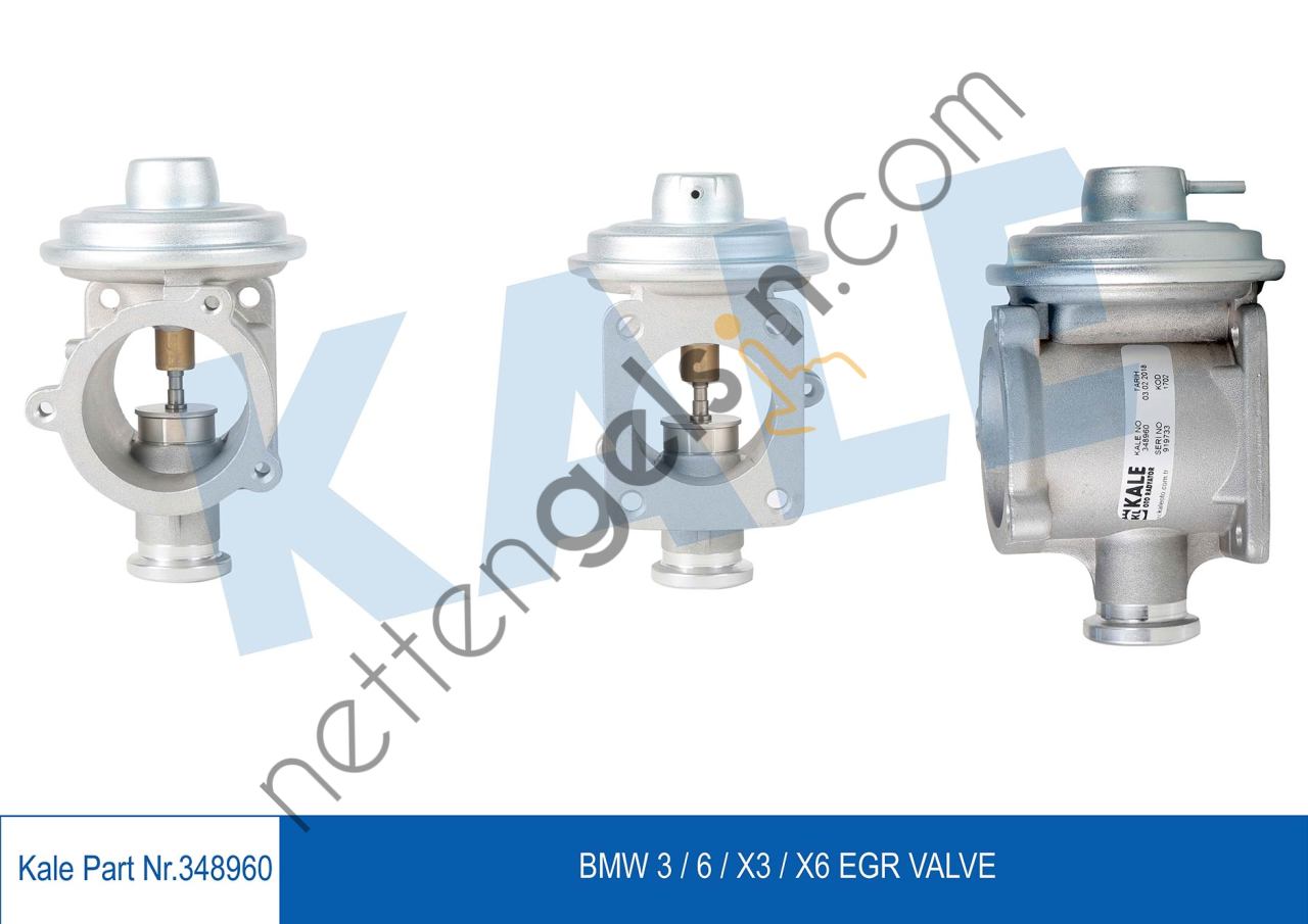 KALE 348960 EGR VALFI BMW M57 D30 E60 E90 E92 E63 E83 E70 E71 E72  BMW BİNEK EGR VALFİ